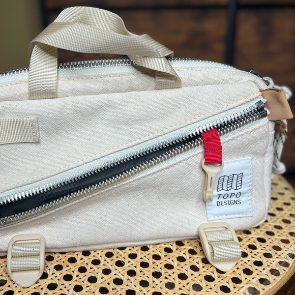 Topo Designs Mini Quick Pack in Natural Canvas - Picture 4 of 8